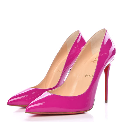 Christian Louboutin Patent Pigalle Follies 100 Pumps 39.5 Rose Indien 3 of 8