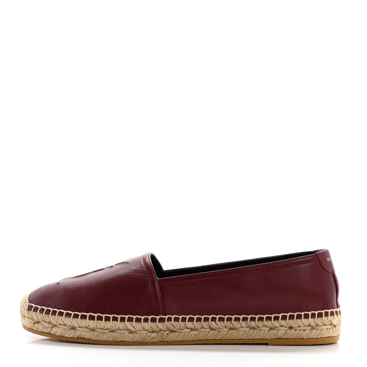 Calfskin Monogram Espadrilles 39 Light Burgundy