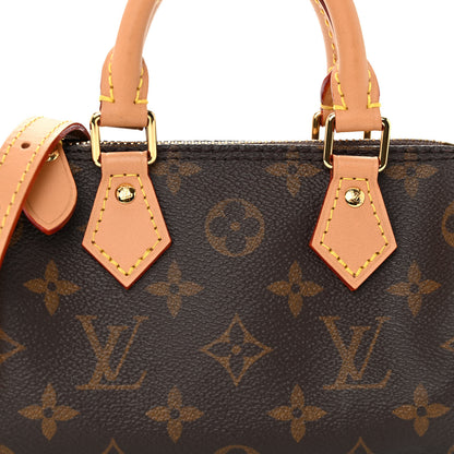 Louis Vuitton Monogram Nano Speedy Bandouliere 8 of 10