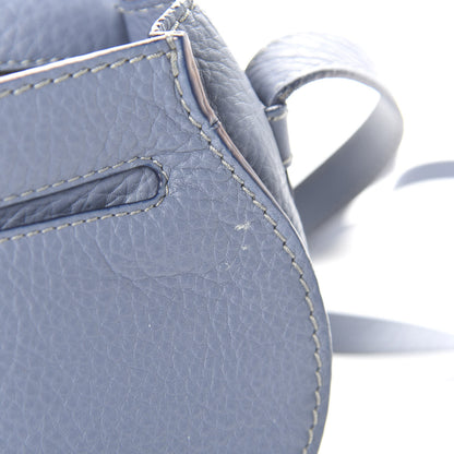 Chloe Calfskin Mini Marcie Round Crossbody Street Blue 10 of 11