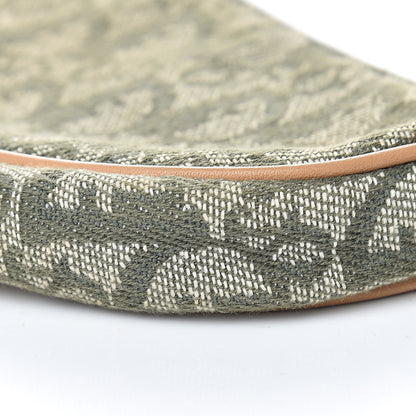 Christian Dior Monogram Mini Saddle Pochette Green 10 of 11
