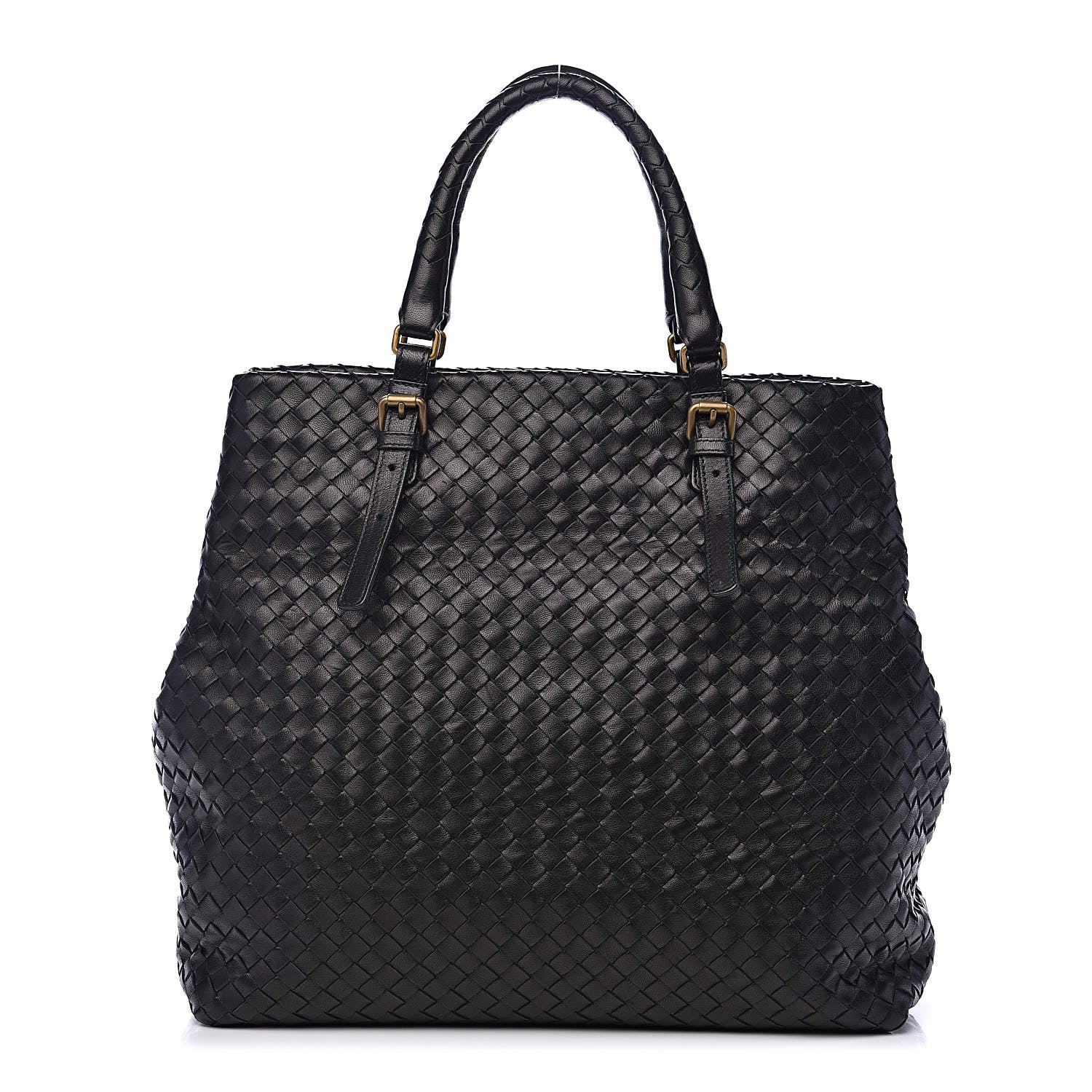 Bottega Veneta Nappa Intrecciato Medium Seamless Tote Black 1 of 13