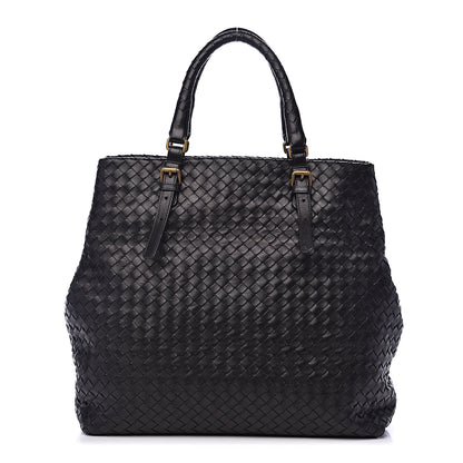 Bottega Veneta Nappa Intrecciato Medium Seamless Tote Black 1 of 13