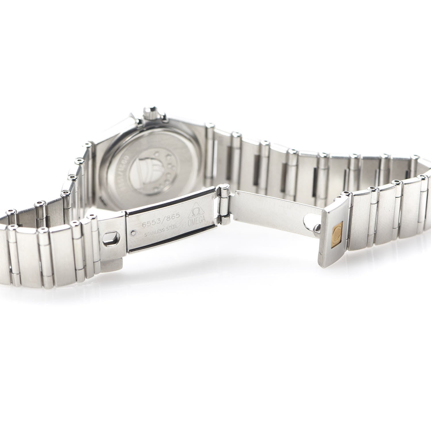 Omega Stainless Steel Diamond 23mm Constellation Quartz Watch Pink 1564.66 6 of 6