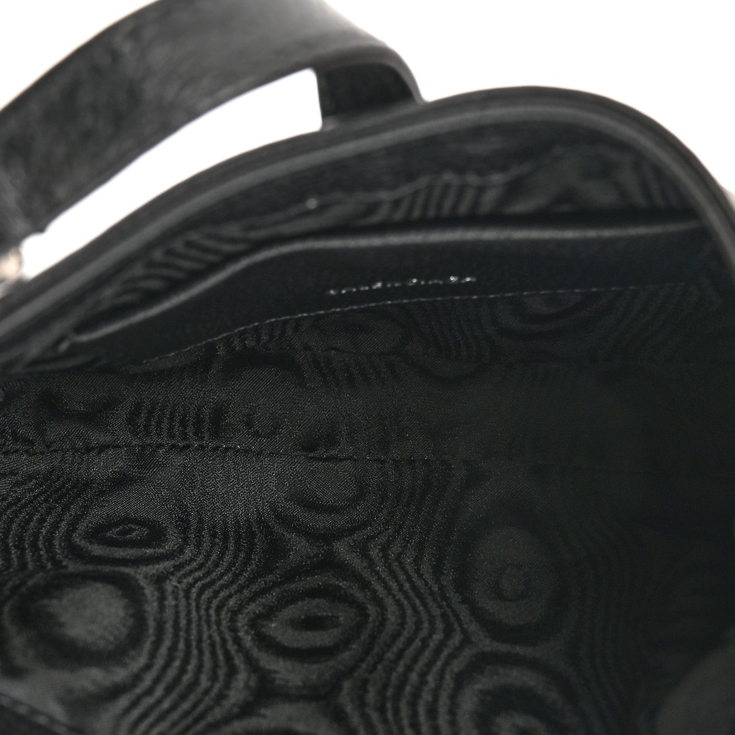 Gucci X BALENCIAGA BB Monogram Calfskin Web Mini Jackie 1961 Hobo Black 5 of 11