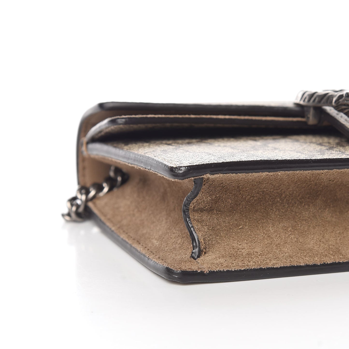 GG Supreme Monogram Super Mini Dionysus Shoulder Bag Taupe