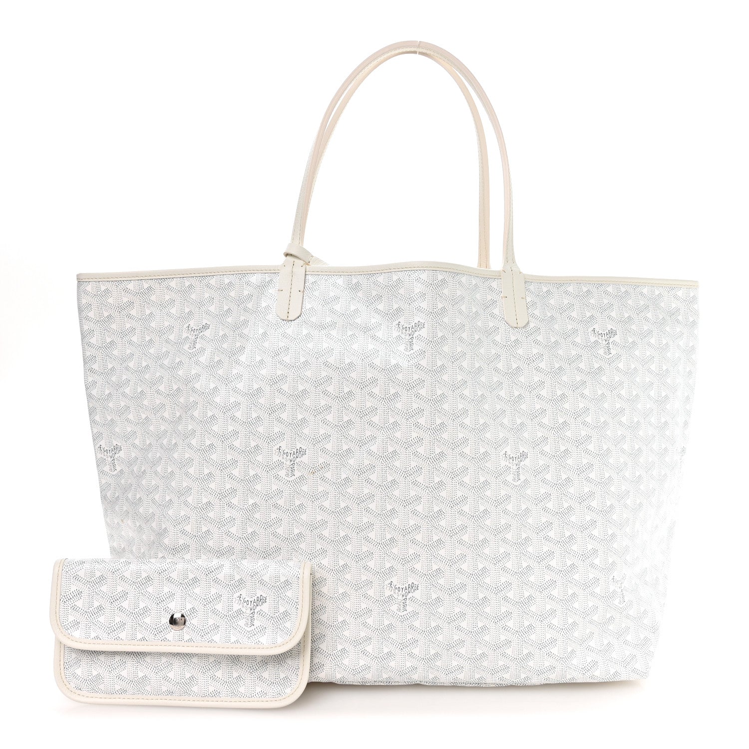 Goyard Goyardine Saint Louis GM White 3 of 12