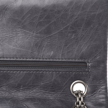 Chanel Aged Calfskin Quilted 50th Anniversary 2.55 Reissue Flap 226 Grey 13 of 18