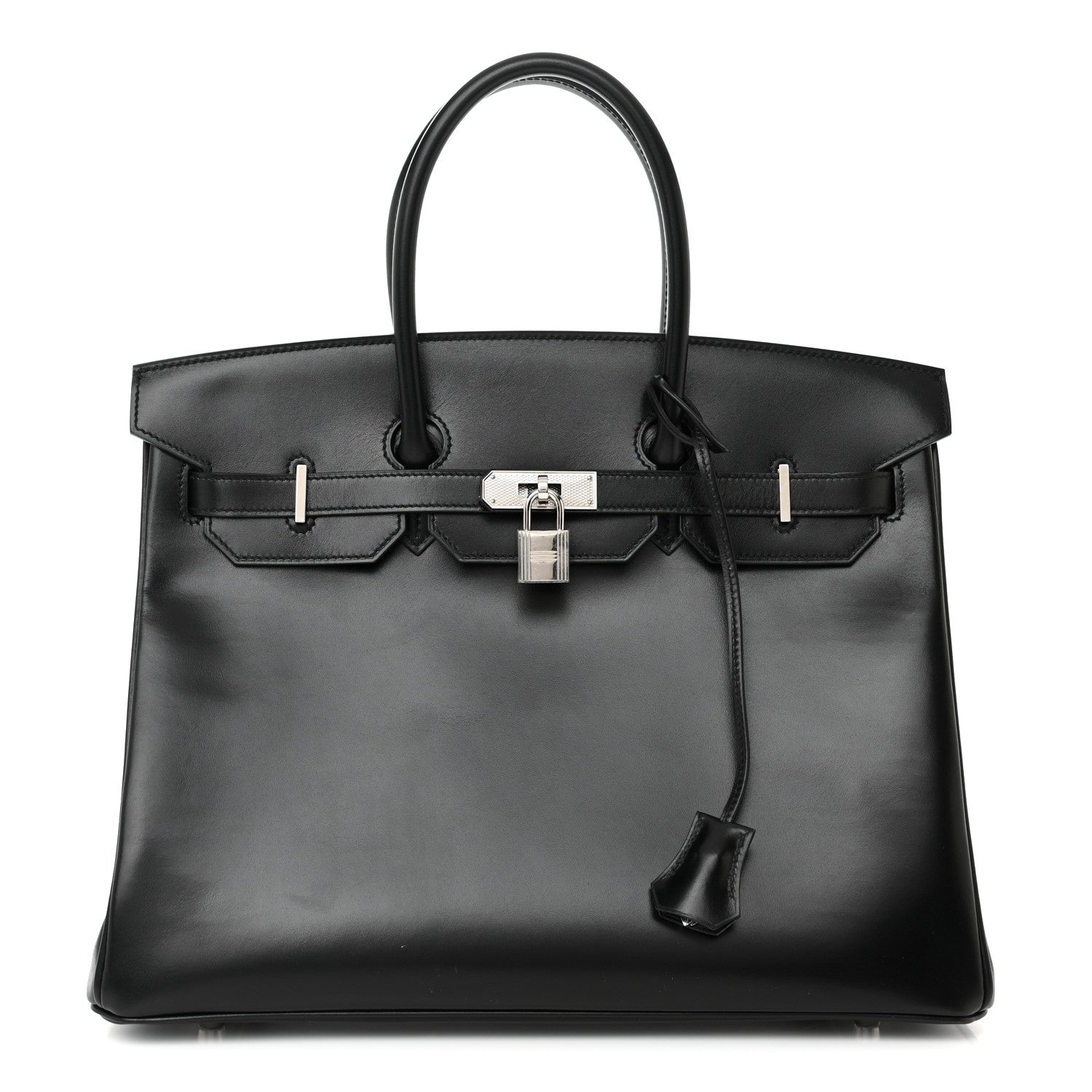 Hermes Box Guilloche Birkin 35 Black 1 of 14