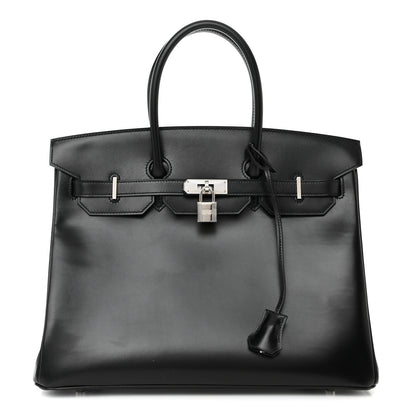 Hermes Box Guilloche Birkin 35 Black 1 of 14