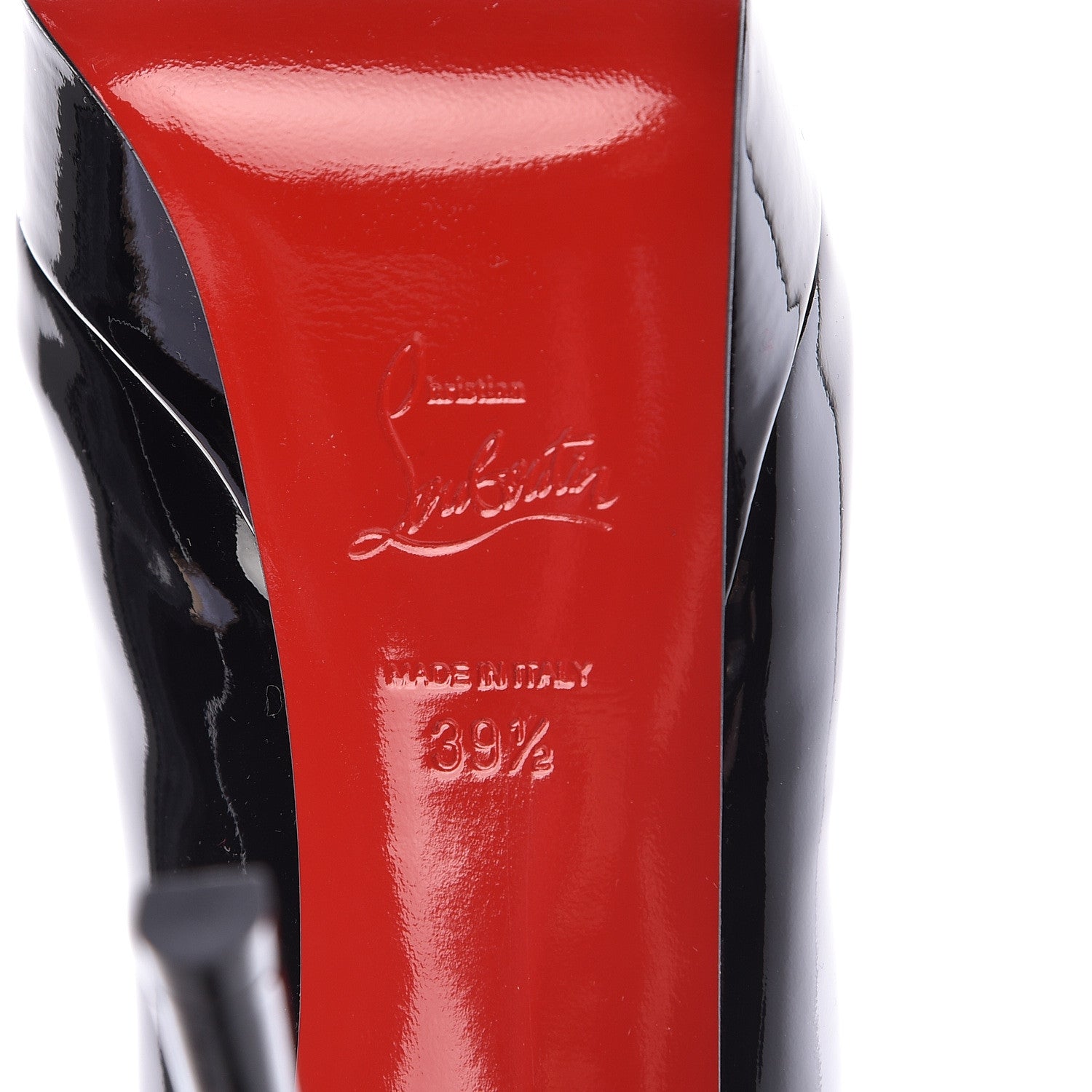 Christian Louboutin Patent Dirditta 130 Pumps 39.5 Black 7 of 8