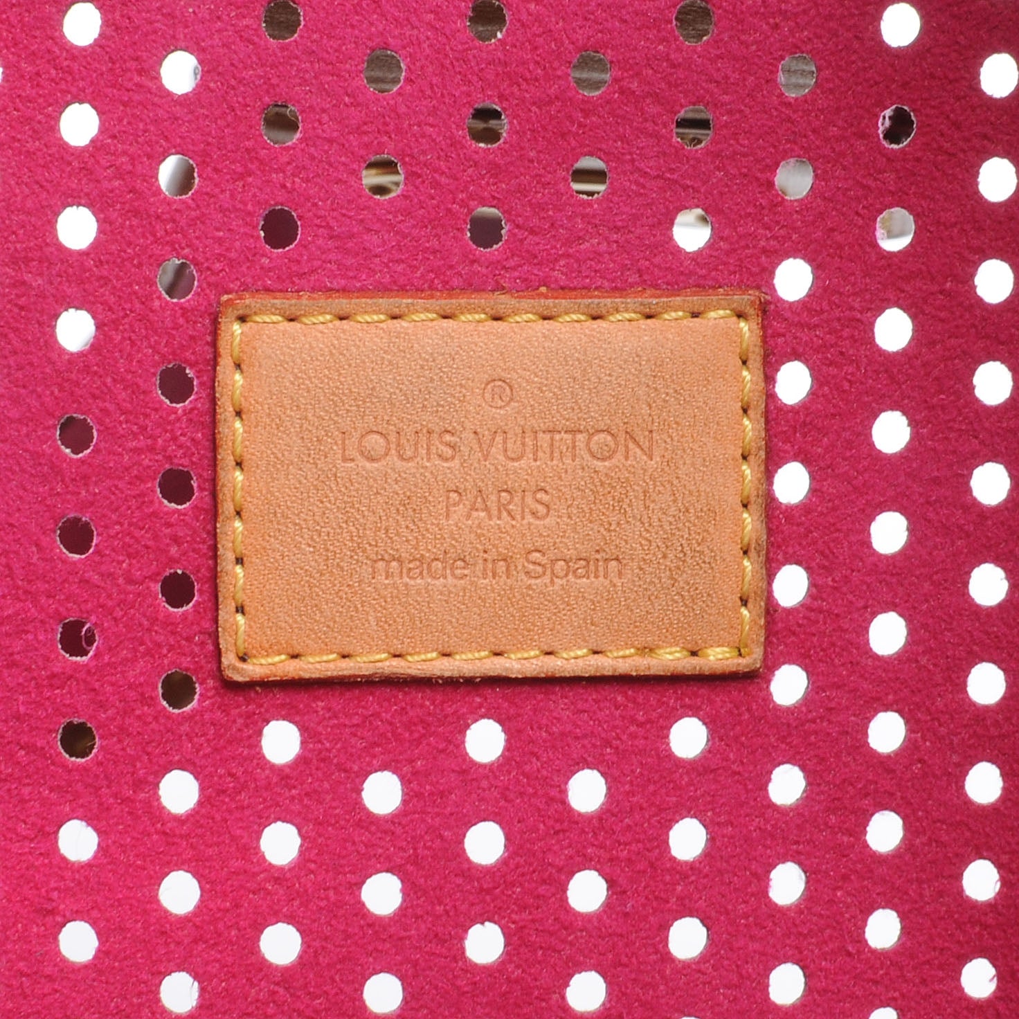 Louis Vuitton Monogram Perforated Musette Fuchsia 6 of 7