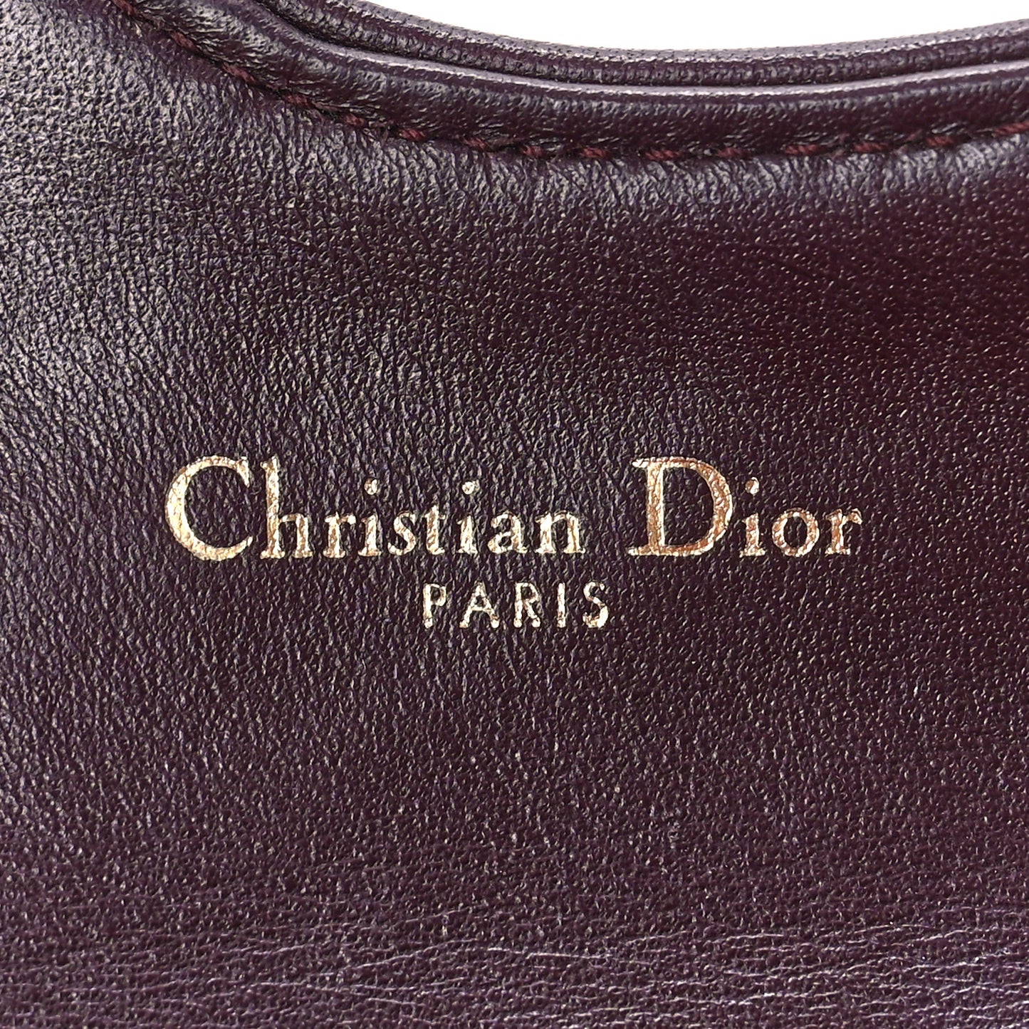 Oblique Saddle Card Holder Bordeaux