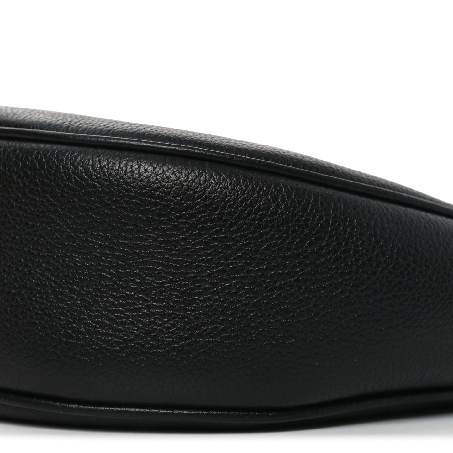 Supple Calfskin Cuir Triomphe Small Heloise Shoulder Bag Black