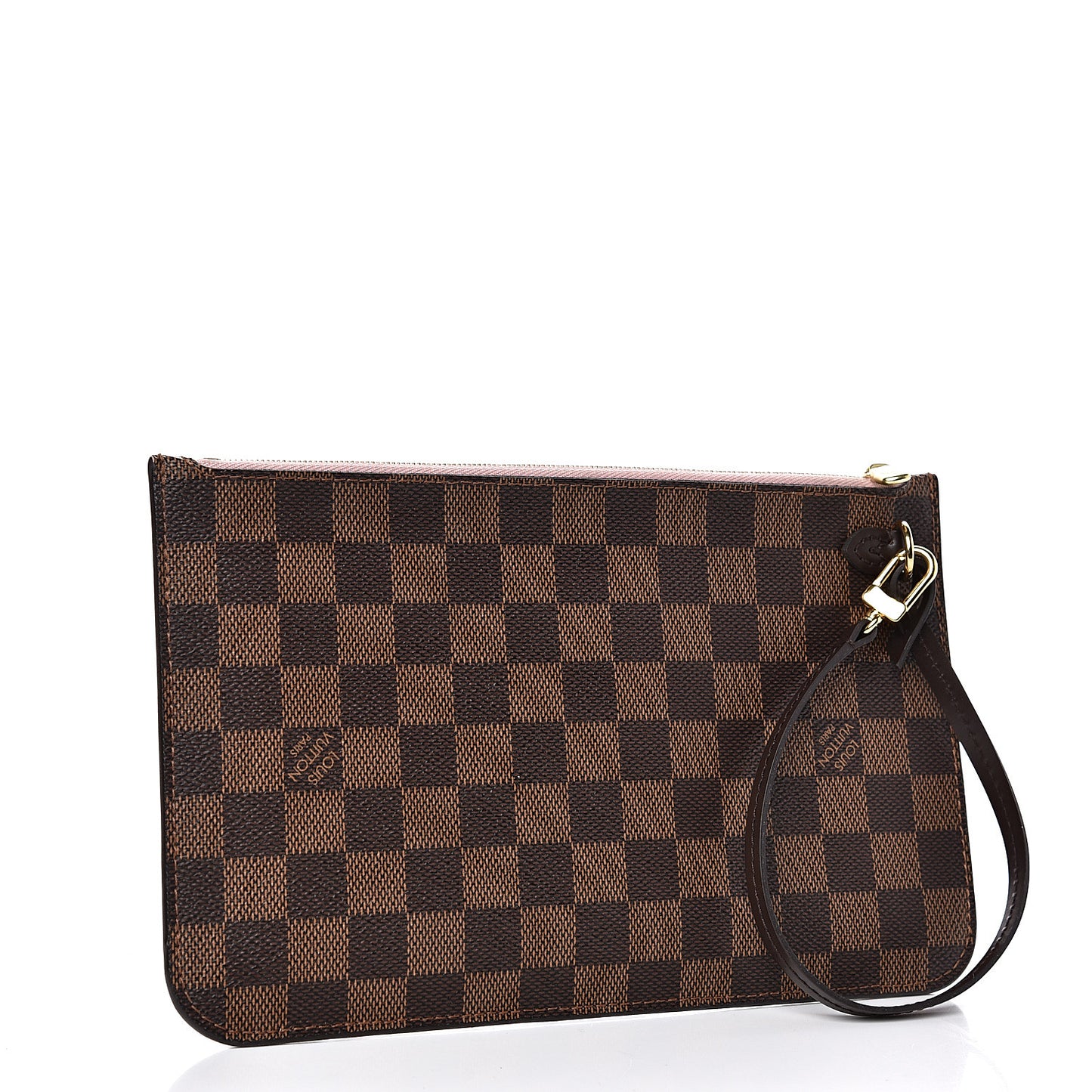 Damier Ebene Neverfull MM GM Pochette Rose Ballerine