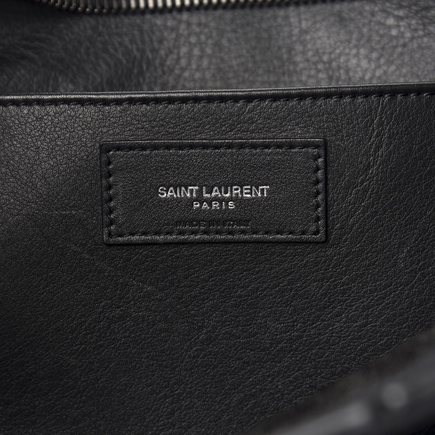 Smooth Calfskin Small Monogram Cabas Black