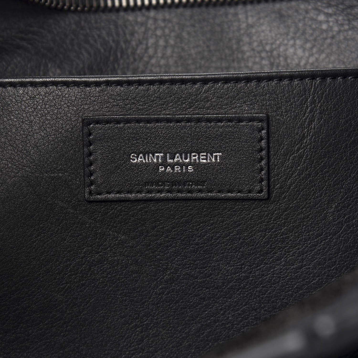 Saint Laurent Smooth Calfskin Small Monogram Cabas Black 4 of 11