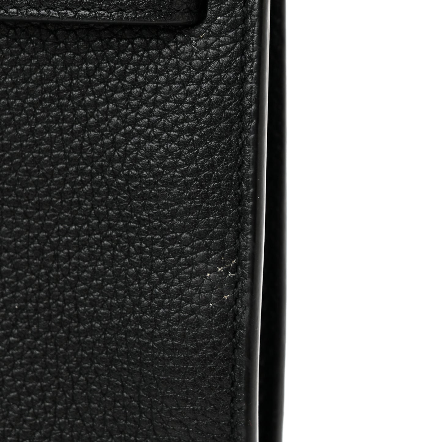 Grained Calfskin Baby Sac De Jour Souple Black