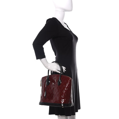 Louis Vuitton Vernis Lockit PM Griotte 2 of 10