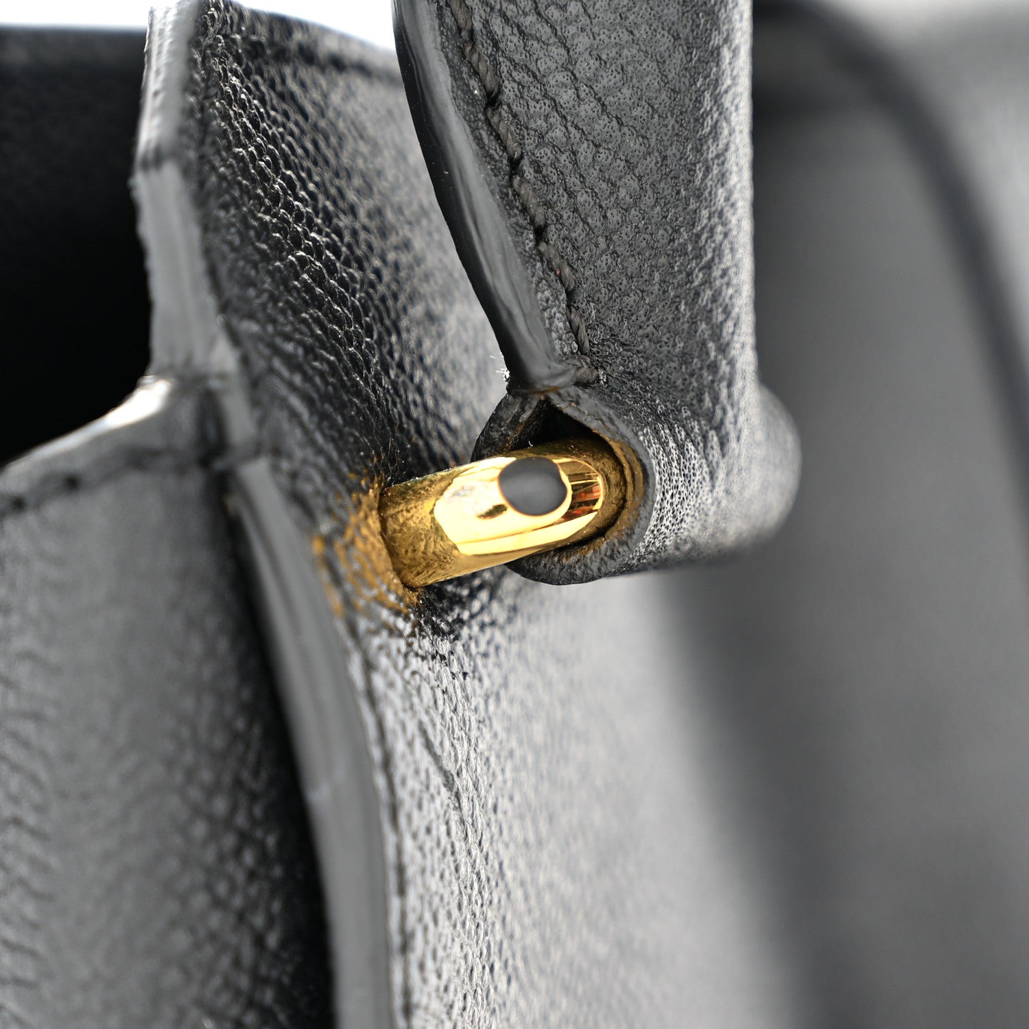 Burberry Soft Grain Calfskin Medium Buckle Tote Black 12 of 12