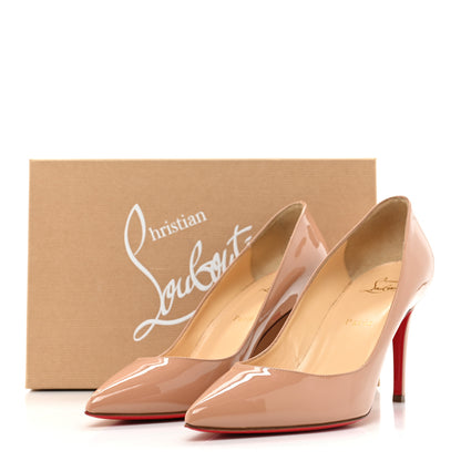 Christian Louboutin Patent Pigalle Follies 85 Pumps 40 Nude 12 of 12