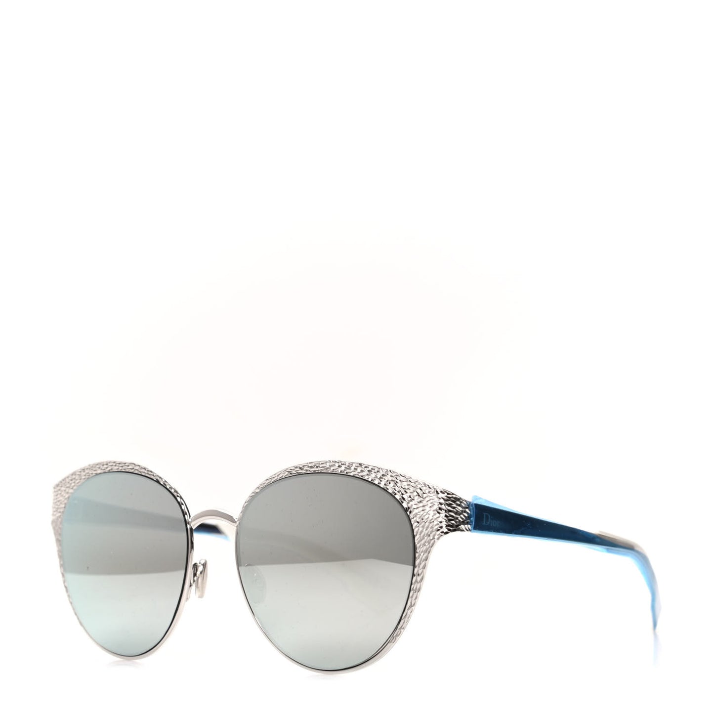 Metal Mirrored Unique Limited Edition Sunglasses Silver