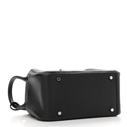 Hermes Taurillon Clemence Mini Lindy 20 Black 6 of 19