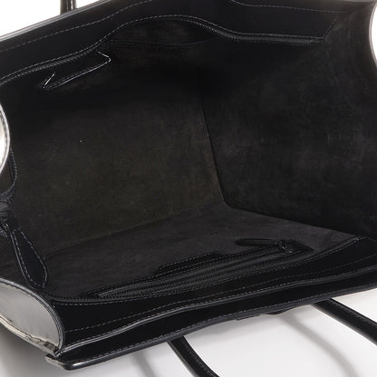Celine Spazzolato Calfskin Small Luggage Black 5 of 8
