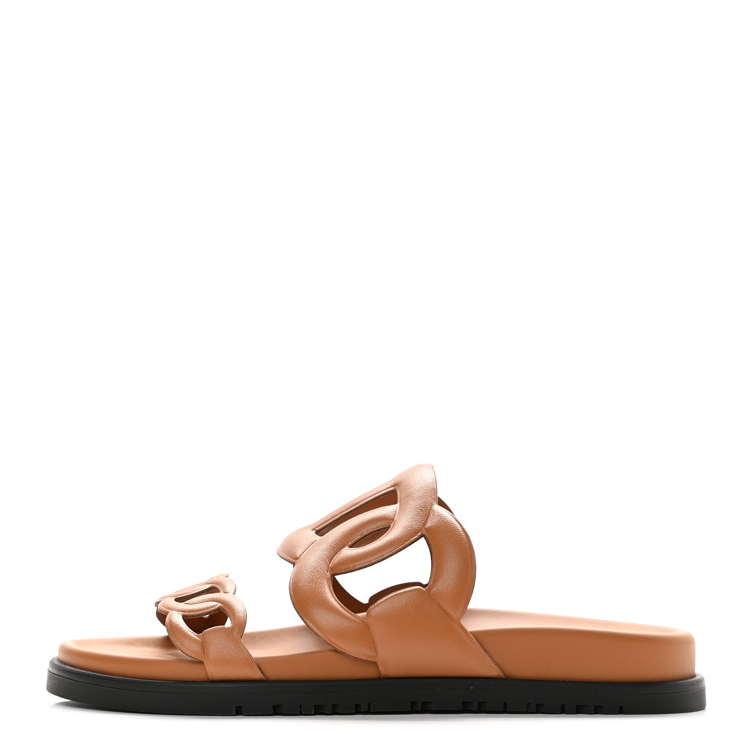 Hermes Nappa Womens Extra Sandals 37 Naturel 1 of 7