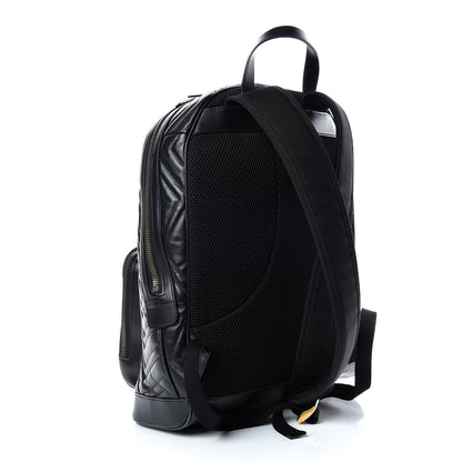 Gucci Calfskin Matelasse GG Marmont Day Backpack Black 3 of 17