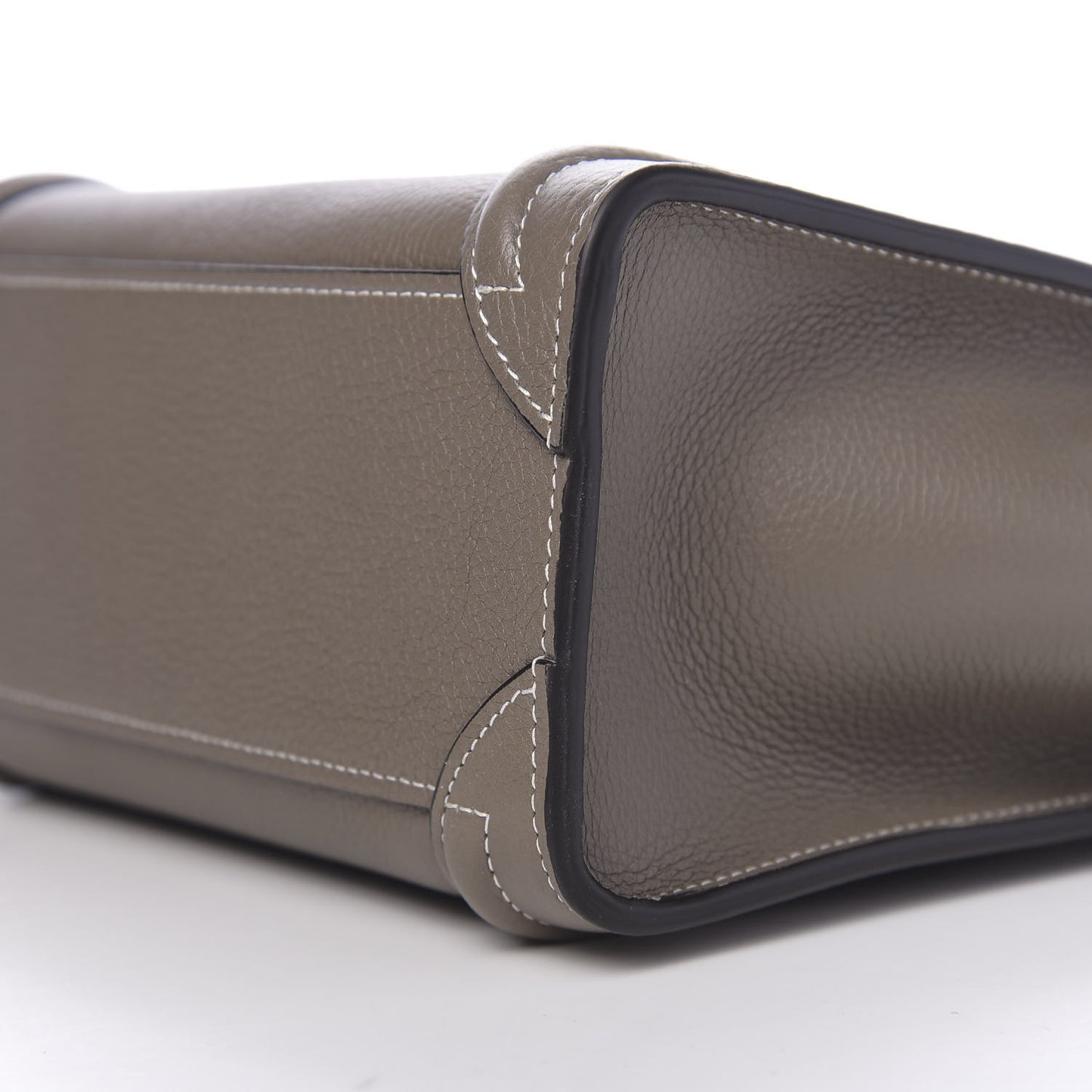 Drummed Calfskin Nano Luggage Souris
