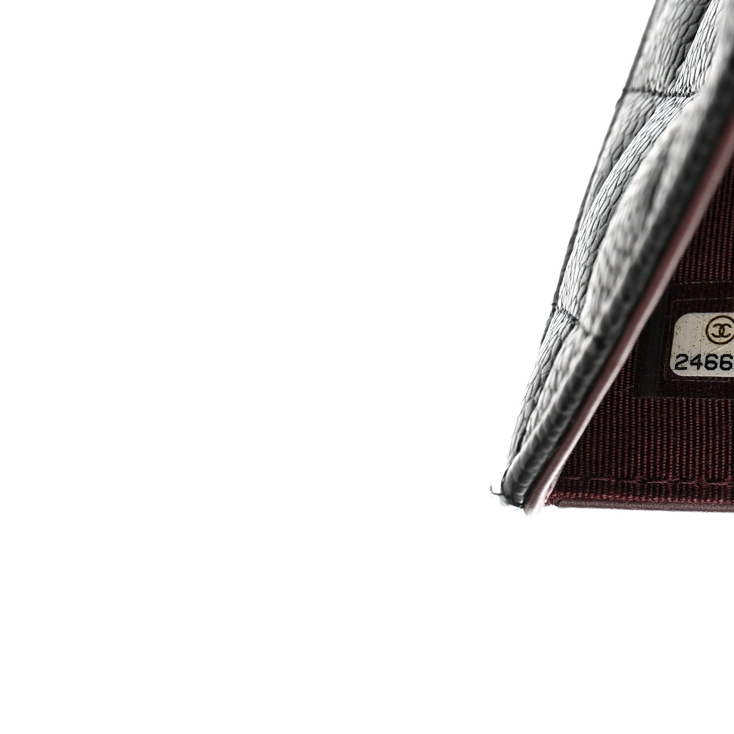 Caviar Quilted Yen Wallet Black