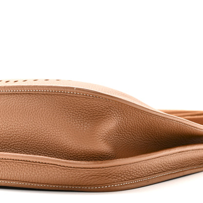 Hermes Taurillon Clemence Evelyne III PM Gold 10 of 11