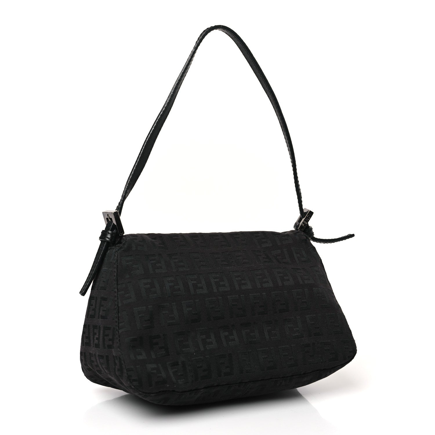 Fendi Zucchino Mini Mama Baguette Black 3 of 9