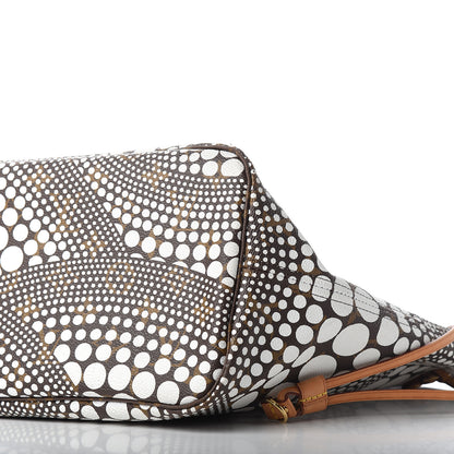 Louis Vuitton Monogram Kusama Waves Neverfull MM White 8 of 9