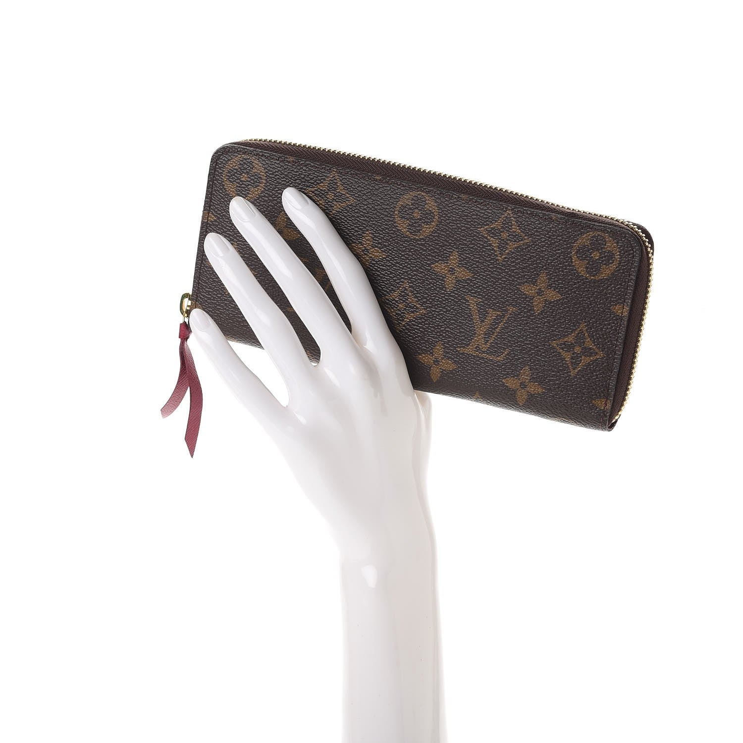 Louis Vuitton Monogram Clemence Wallet Fuchsia 2 of 8
