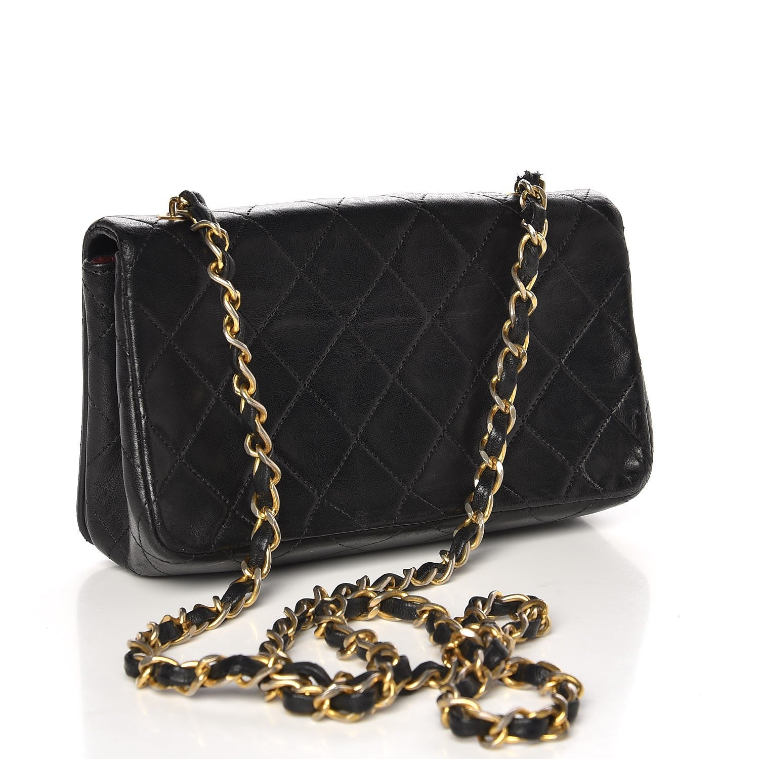Chanel Lambskin Quilted Mini Flap Black 3 of 7