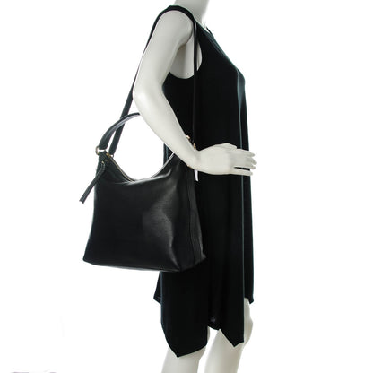 Gucci Pebbled Calfskin Small Miss GG Hobo Black 2 of 7