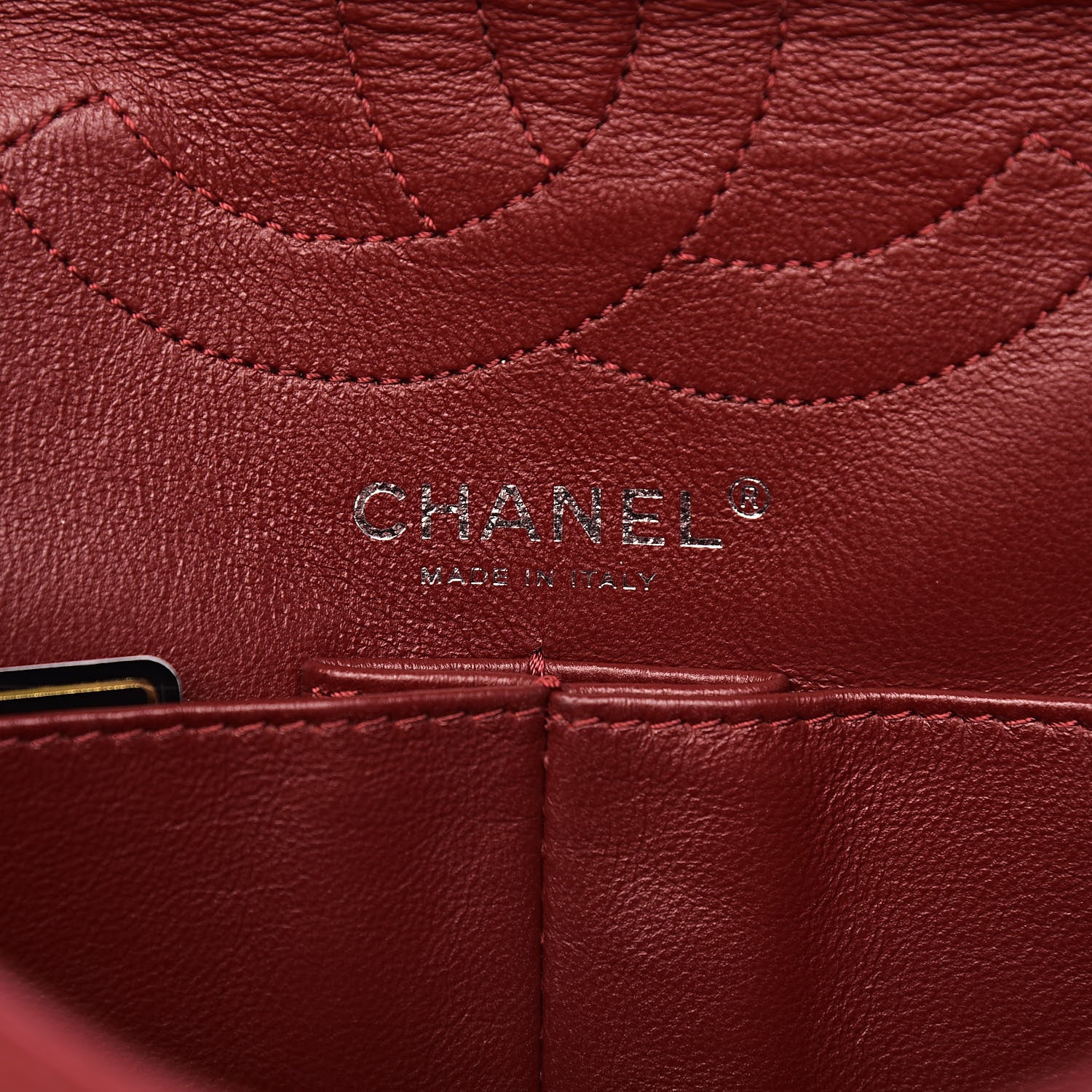Chanel Aged Calfskin Quilted 2.55 Reissue 226 Flap Red 6 of 15