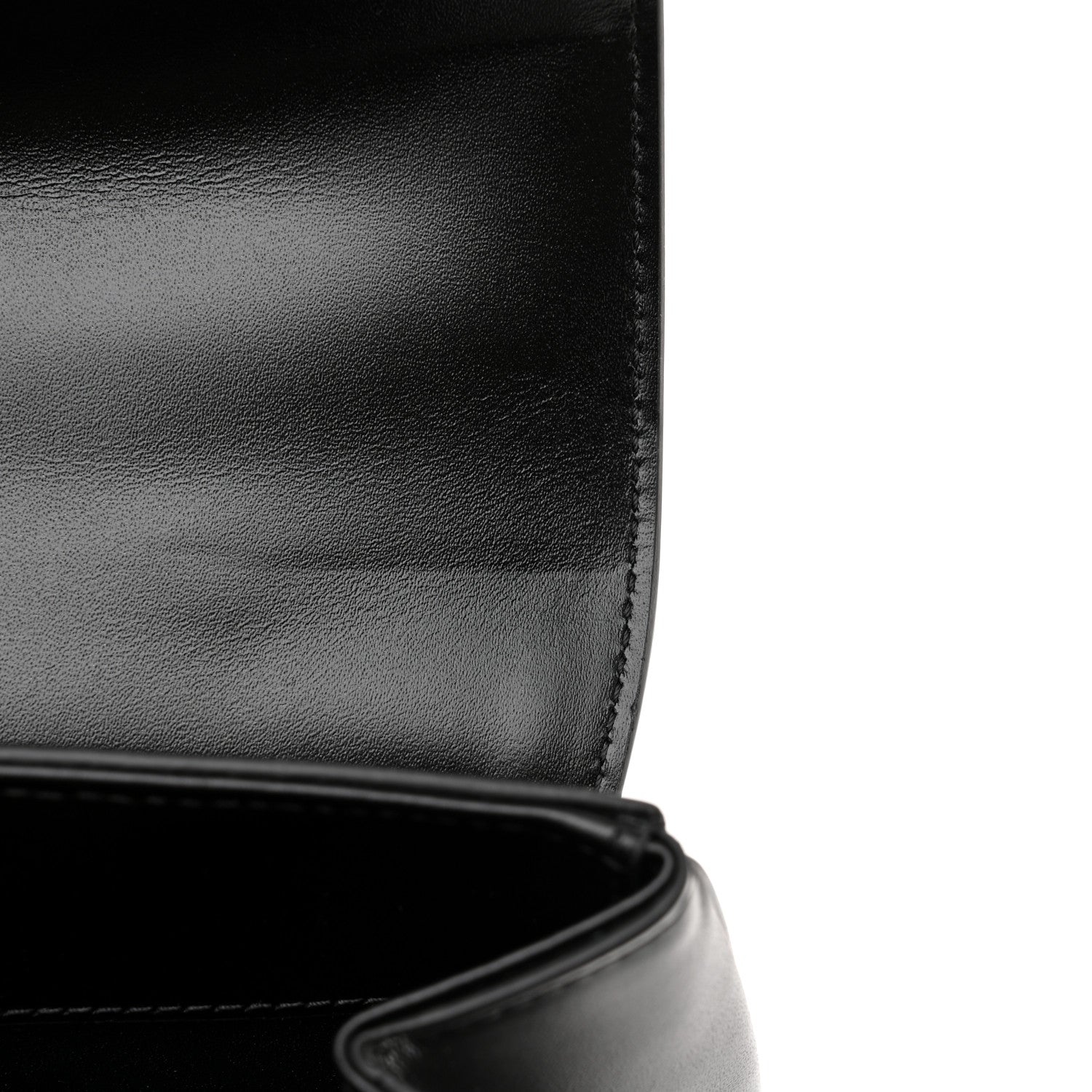 Celine Satinated Calfskin Medium 16 Top Handle Bag Black 18 of 18