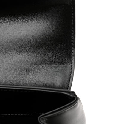 Celine Satinated Calfskin Medium 16 Top Handle Bag Black 18 of 18