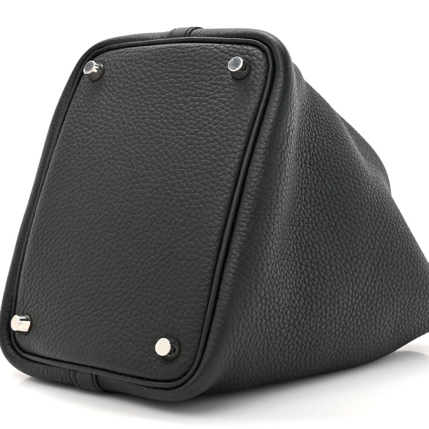 Taurillon Clemence Picotin Lock 18 PM Black