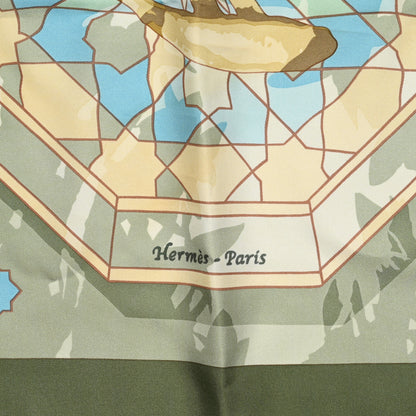 Hermes Silk Sous Les Orangers Scarf 90 3 of 10