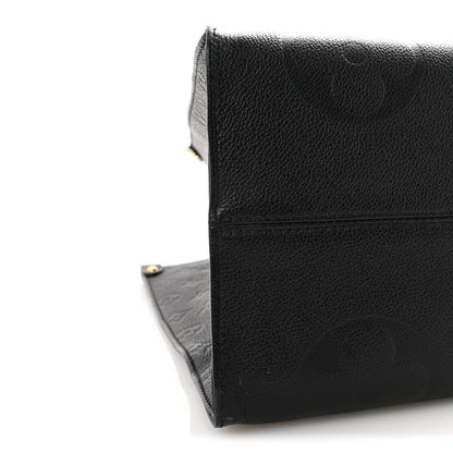 Louis Vuitton Empreinte Monogram Giant Onthego GM Black 8 of 9
