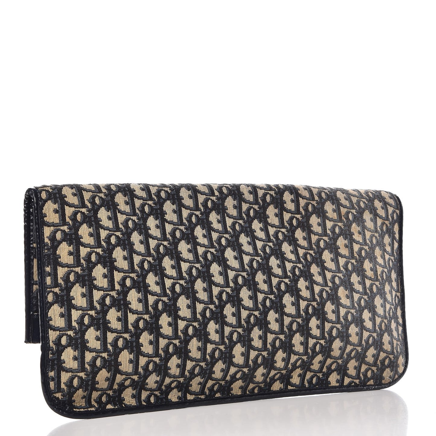 Monogram Fold Over Clutch Blue