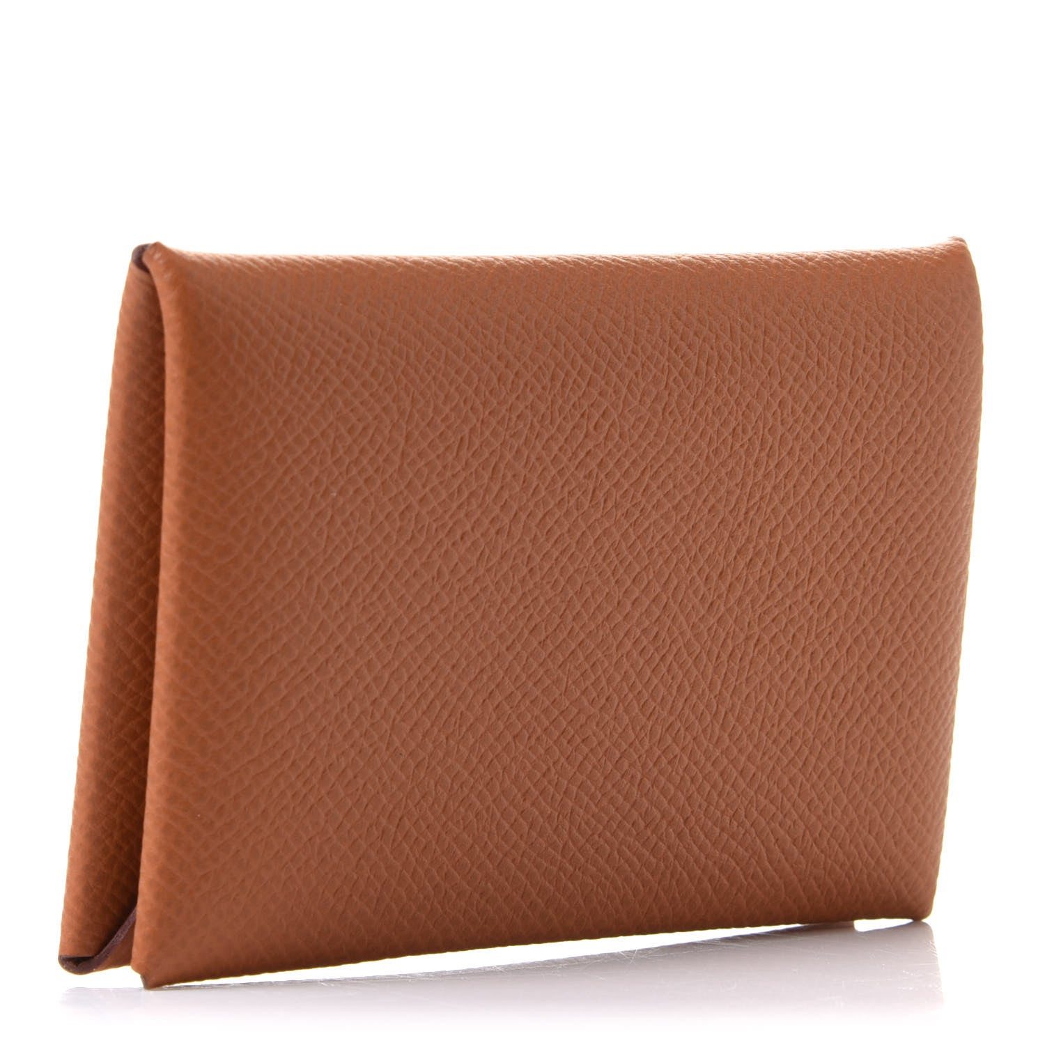 Hermes Epsom Calvi Card Case Gold 3 of 7
