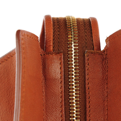 Saint Laurent Sheepskin Medium Cabas Chyc Whiskey 9 of 9