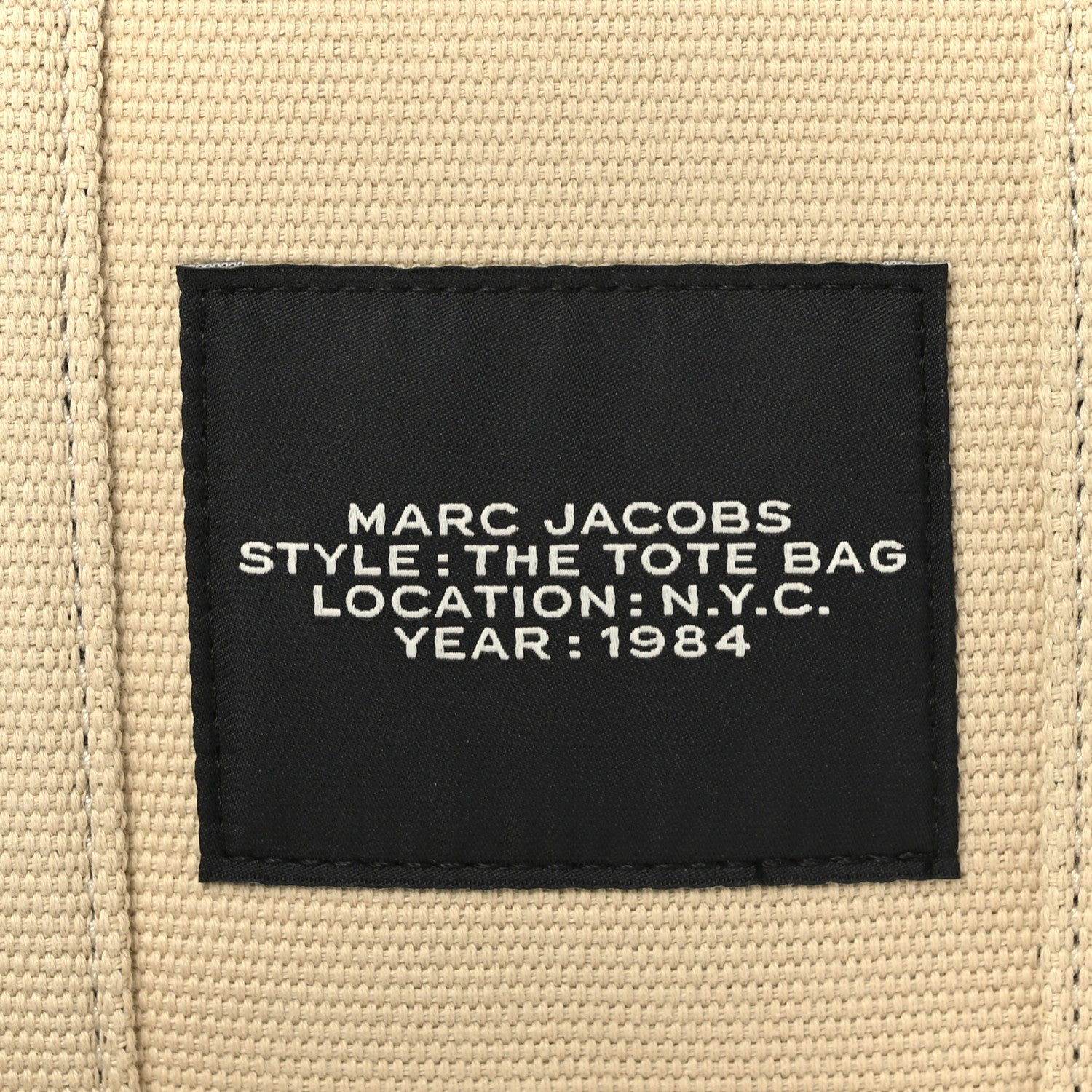 Marc Jacobs Jacquard Small The Traveler Tote Bag Warm Sand 11 of 11