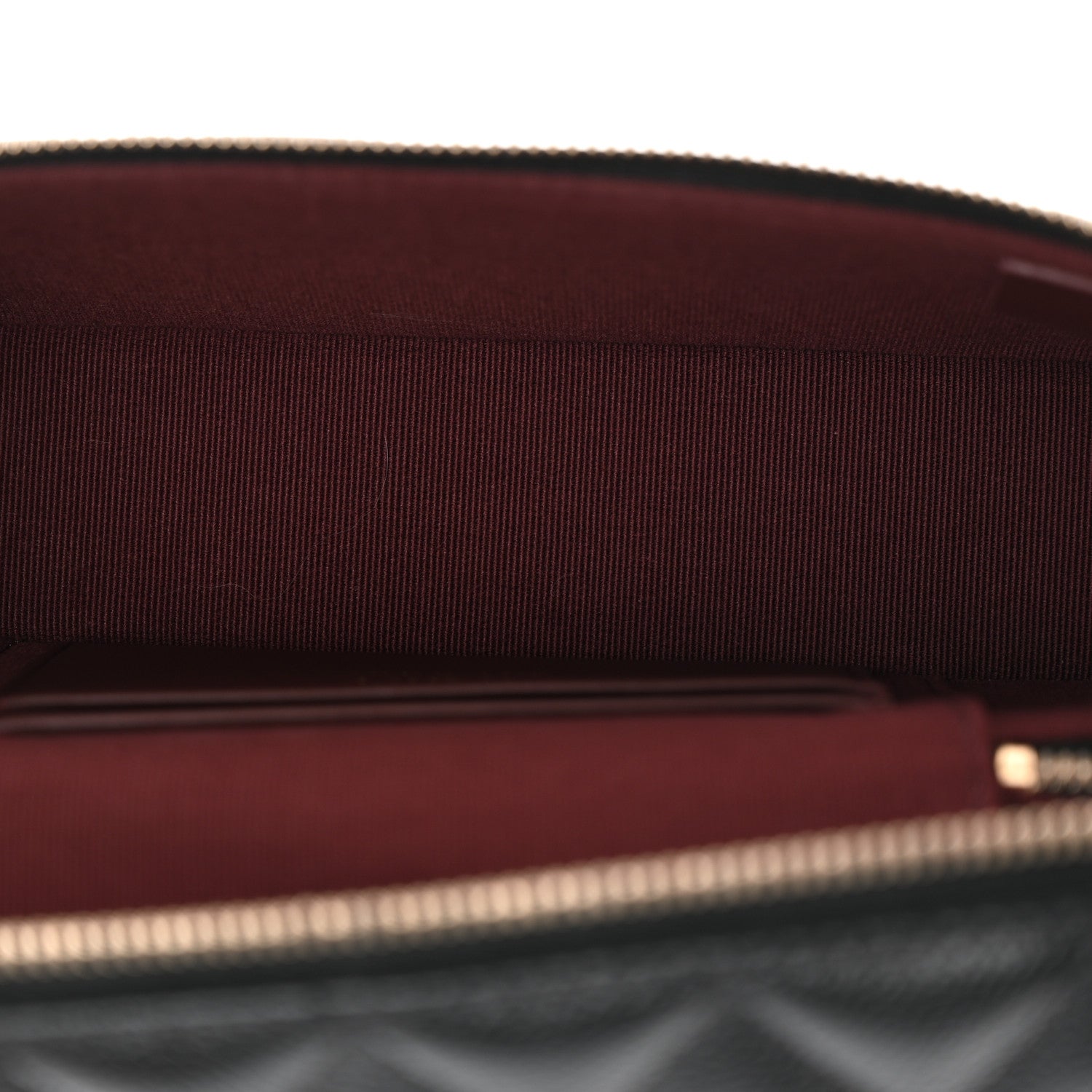 Chanel Caviar Quilted Top Handle Slim Vanity With Chain Black 5 of 11