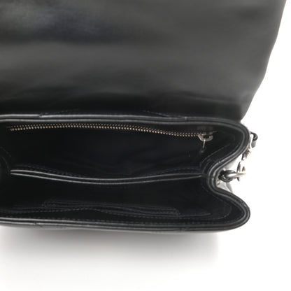 Saint Laurent Calfskin Y Quilted Monogram Toy Loulou Crossbody Bag Black 5 of 11
